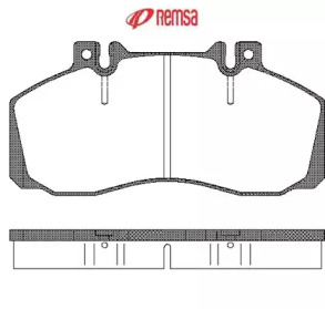 Комплект тормозных колодок METZGER 0245.00